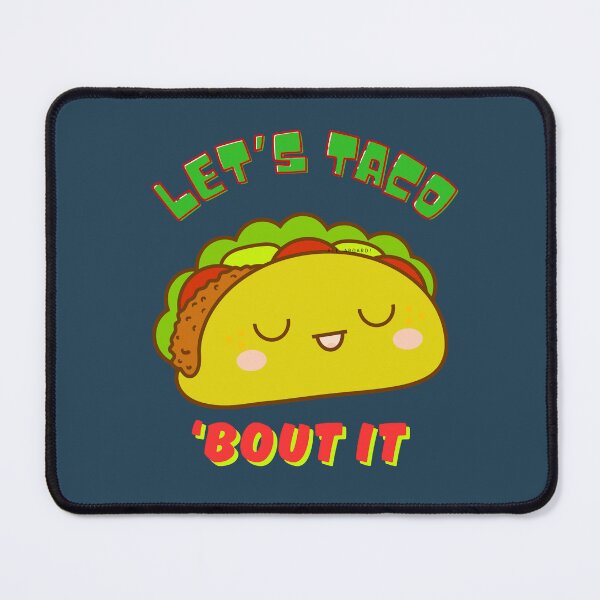 Item preview, Funny Let's Taco 'Bout it Cute Retro Taco Slogan designed and sold by Lovemountain.