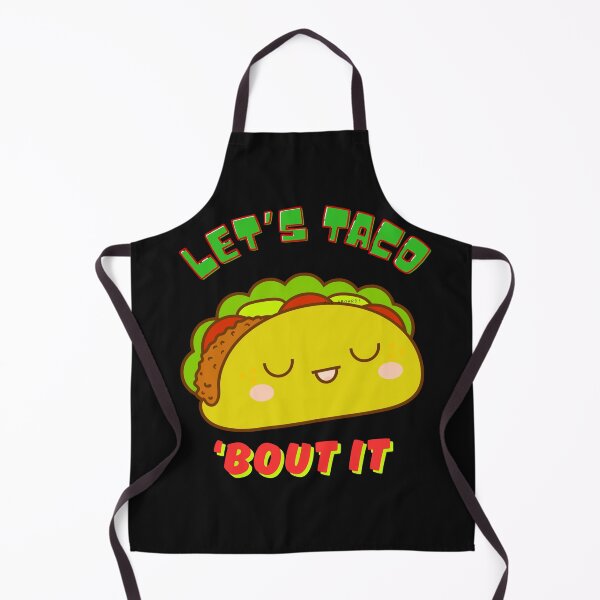 Item preview, Funny Let's Taco 'Bout it Cute Retro Taco Slogan designed and sold by Lovemountain.