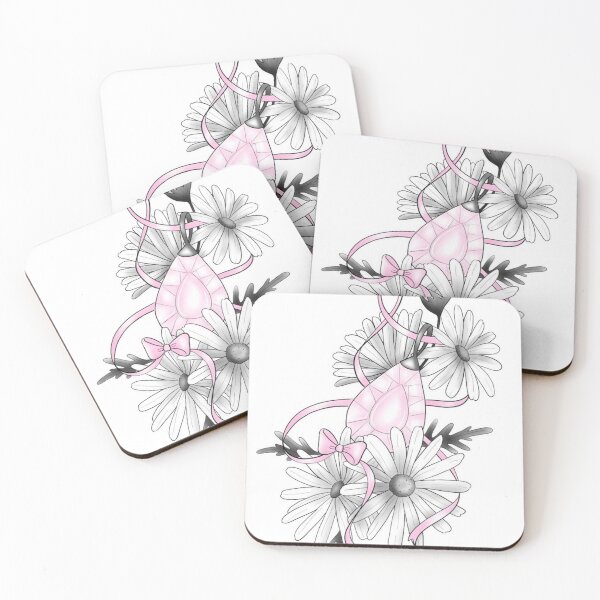 Item preview, Daisy Flowers and Pink Jewels designed and sold by Hallie Odom.
