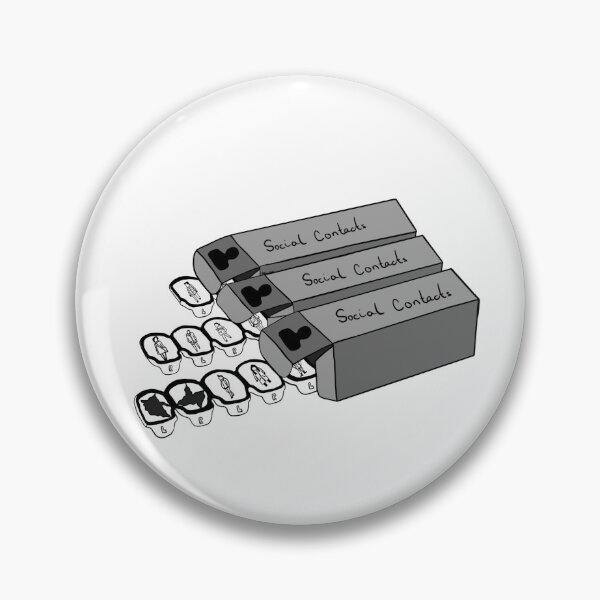 Item preview, Disposable Social Contacts – Satirical Commentary Sticker designed and sold by Cosmic-Meadows.