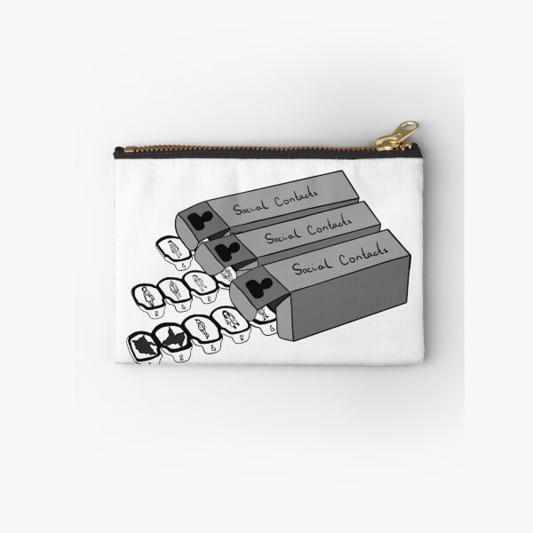 Item preview, Disposable Social Contacts – Satirical Commentary Sticker designed and sold by Cosmic-Meadows.