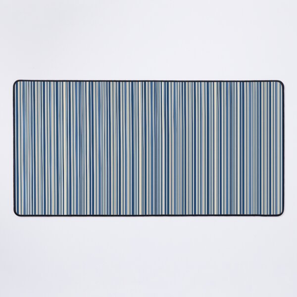 Item preview, Vintage Retro Vertical Stripe Mid Mod Cozy Boho Accent Piece   Royal Blue Cream designed and sold by Prints and Lifestyle.