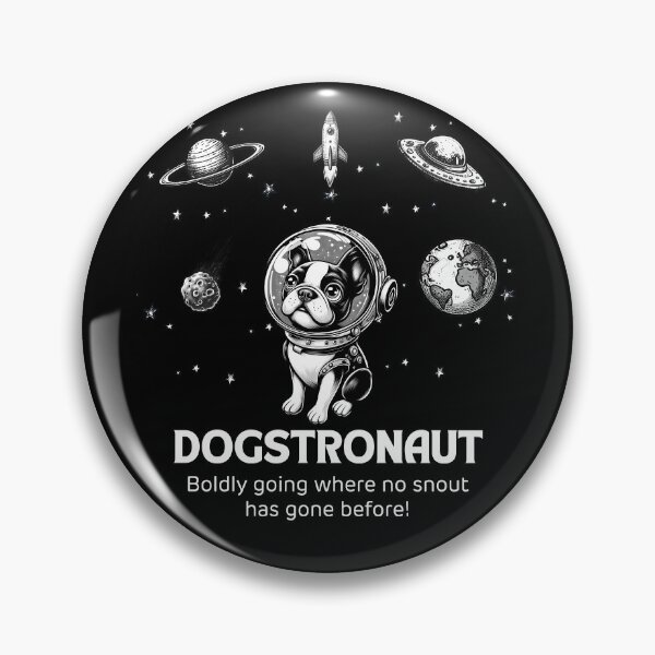 Item preview, Astronaut Boston Terrier Funny Space designed and sold by doodIllustrate.