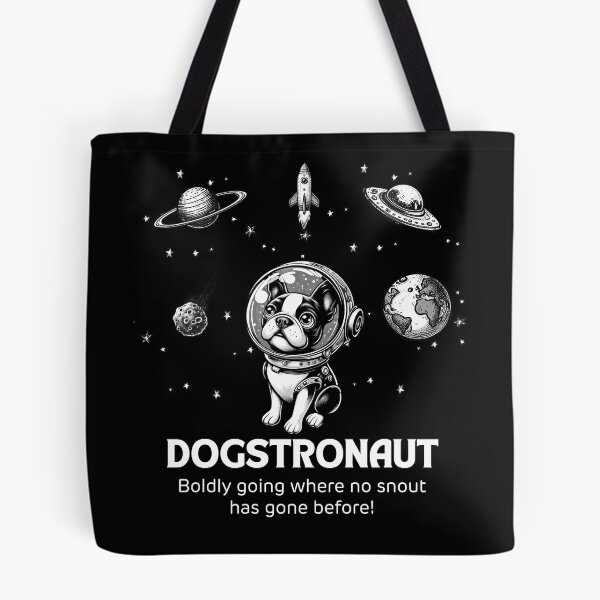 Item preview, Astronaut Boston Terrier Funny Space designed and sold by doodIllustrate.
