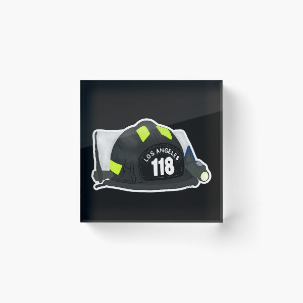 Item preview, Los Angeles Fire Department (LAFD) Station 118 Helmet designed and sold by Art by Jessica Beroldi.