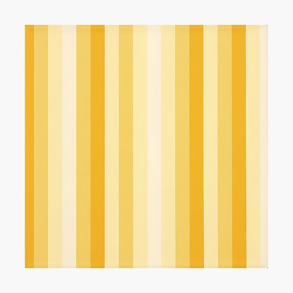 Item preview, Vintage Retro Vertical Stripe Mid Mod Cozy Boho Accent Piece  Yellow Cream designed and sold by Prints and Lifestyle.