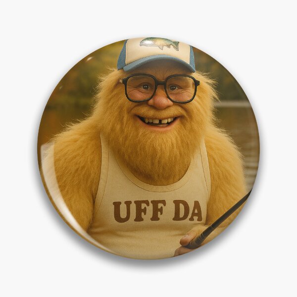 Item preview, A Bigfoot Named Leif Knutsen Fishing For Walleye  designed and sold by Tridentulus.
