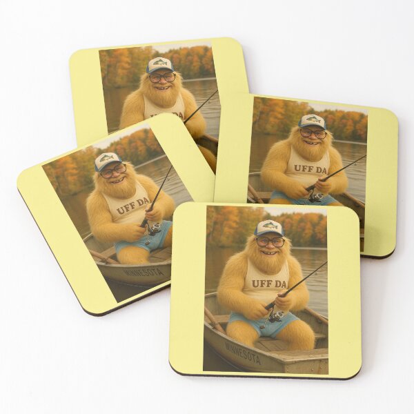 Item preview, A Bigfoot Named Leif Knutsen Fishing For Walleye  designed and sold by Tridentulus.