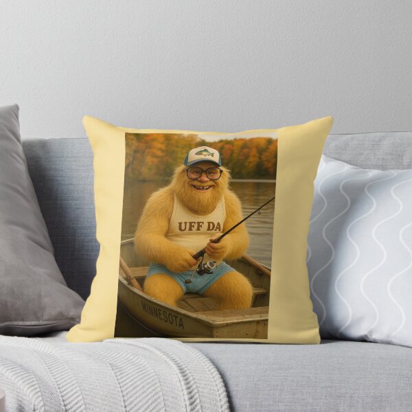 Item preview, A Bigfoot Named Leif Knutsen Fishing For Walleye  designed and sold by Tridentulus.
