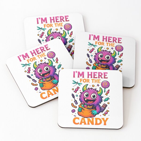 Item preview, Candy Monster Halloween Trick or Treat designed and sold by CottonandQuill.
