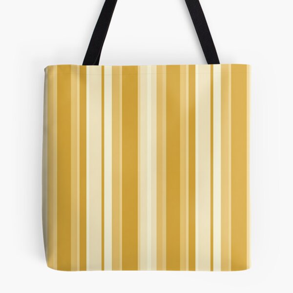 Item preview, Vintage Retro Vertical Stripe- Mid Mod Cozy Boho Accent Piece  Yellow Cream designed and sold by Prints and Lifestyle.