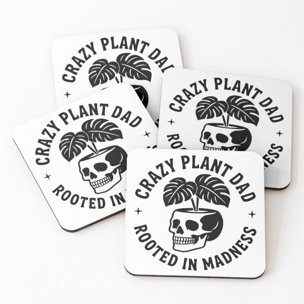 Item preview, Crazy Plant Dad Skull Design Funny Plant Lover Graphic Art designed and sold by Eh Plus Designs.