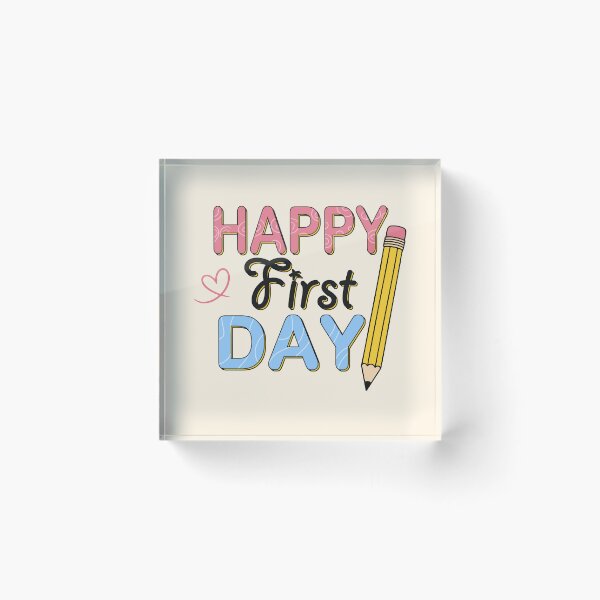 Item preview, Happy First Day School - Back To School Student designed and sold by FlashCraft Design.