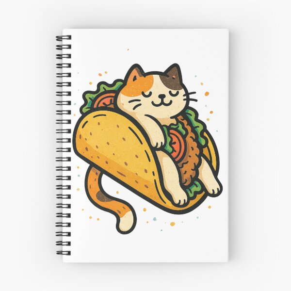 Item preview, Taco Cat Funny Kawaii Illustration designed and sold by Lacritsa .