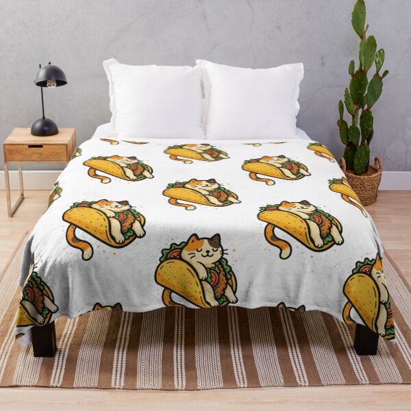 Item preview, Taco Cat Funny Kawaii Illustration designed and sold by Lacritsa .