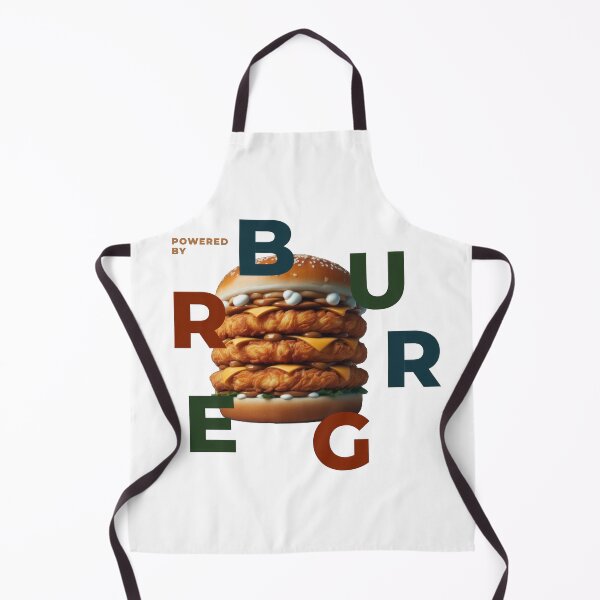 Item preview, Powered by Burger  - Burger lovers t-shirt   designed and sold by DumbPet.
