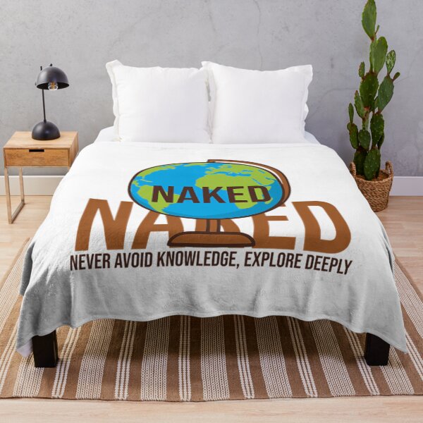 Item preview, Naked  Never Avoid Knowledge Explore Deeply designed and sold by RiisseeShop.