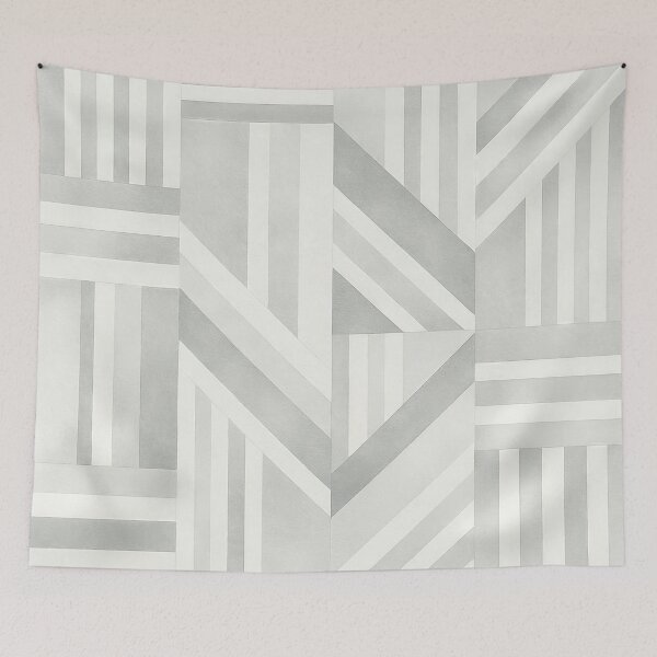 Item preview, Grey and White Modern Geometric designed and sold by scicilysimonee.
