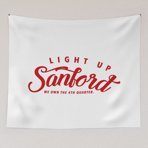 Item preview, UGA Football Light Up Sanford, We Own the 4th Quarter Print designed and sold by PUSH Proper Prints.