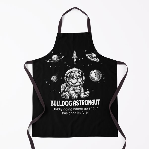 Item preview, Astronaut Bulldog Funny Space designed and sold by doodIllustrate.
