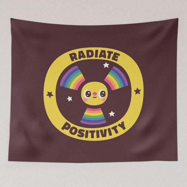 Item preview, Cute Radiation Symbol Radiate Positivity Funny designed and sold by rustydoodle.
