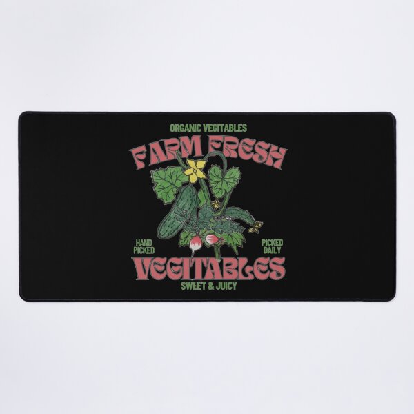 Item preview, Retro Farm Fresh Vegetables Hand Drawn Art designed and sold by ColordCreations.