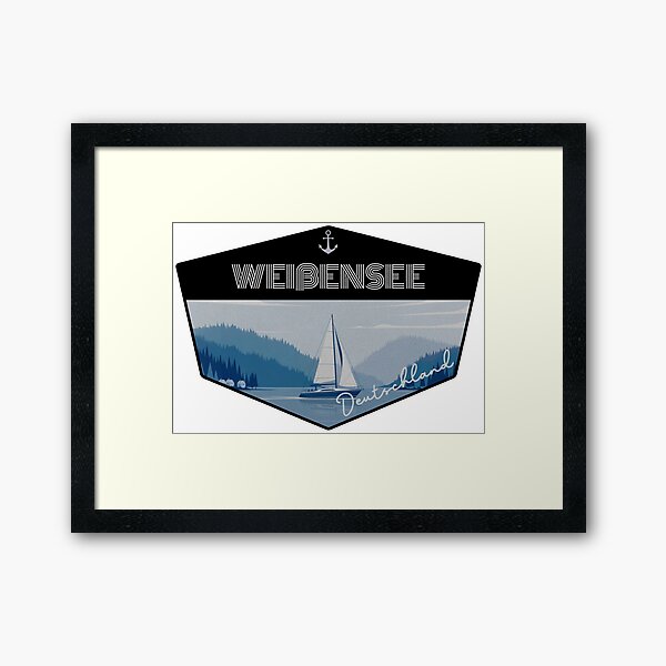 Item preview, Weißensee, lac allemand, Schwaben, Deutschland designed and sold by Wanderful-roads.