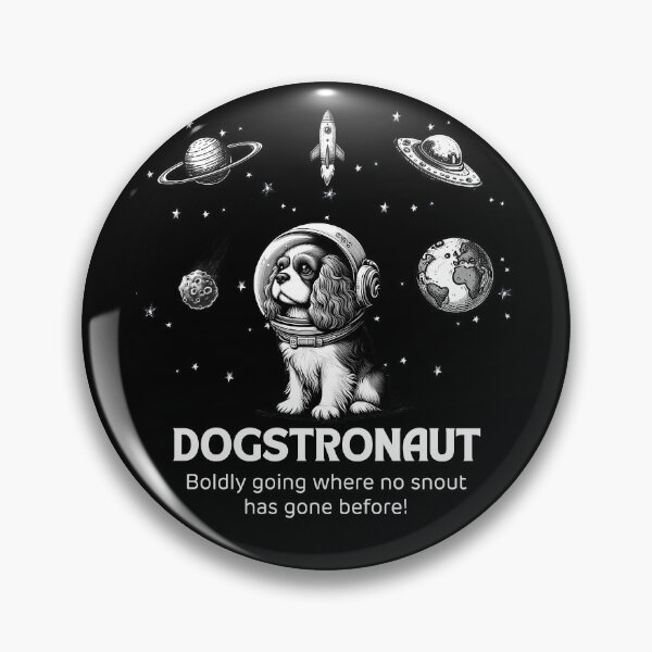 Item preview, Astronaut Cavalier King Charles Spaniel Funny Space designed and sold by doodIllustrate.