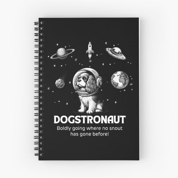 Item preview, Astronaut Cavalier King Charles Spaniel Funny Space designed and sold by doodIllustrate.