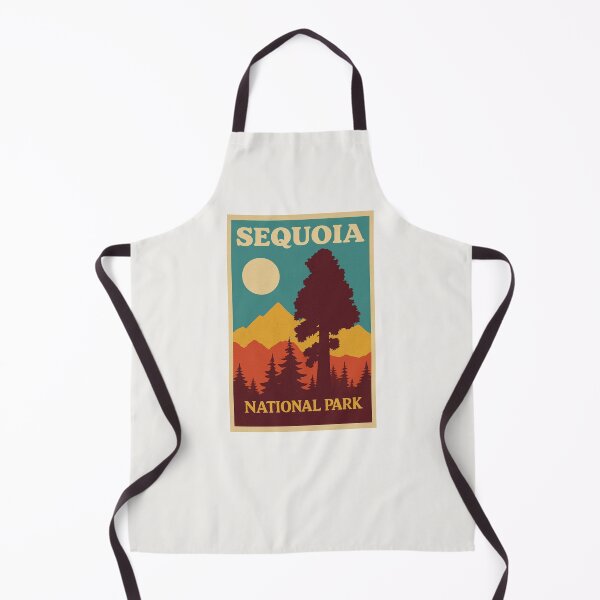 Item preview, Retro Travel Poster Sequoia National Park designed and sold by lea-lani.