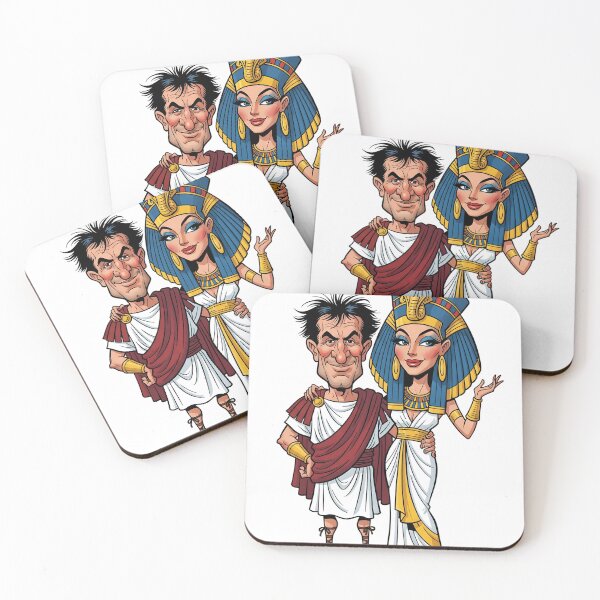 Item preview, Cleopatra and Mark Antony Caricature designed and sold by P1yu5h.