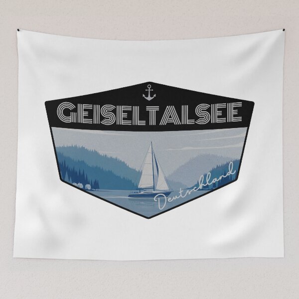 Item preview, Geiseltalsee, German lake, Sachsen-Anhalt, Deutschland designed and sold by Wanderful-roads.