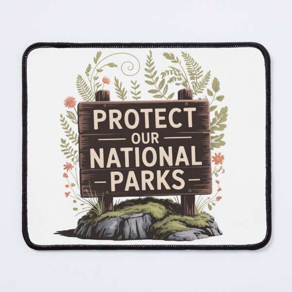 Item preview, Protect Our National Parks – Vintage Environmental Conservation Design designed and sold by Free Soul Designs.