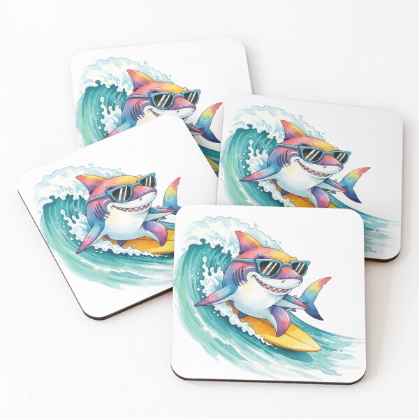 Item preview, Let's watch the sharks fight at night. designed and sold by SmileShopAJ.
