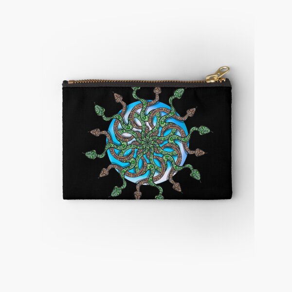 Item preview, Intertwined Snake Mandala with shadows designed and sold by DaveDanchuk.