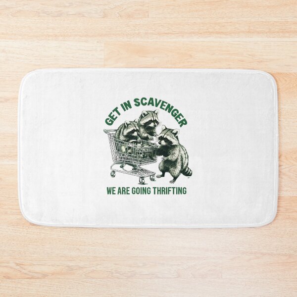 Item preview, "Get in Scavenger, We are Going Thrifting" Raccoon Design designed and sold by Colorful-Garden.
