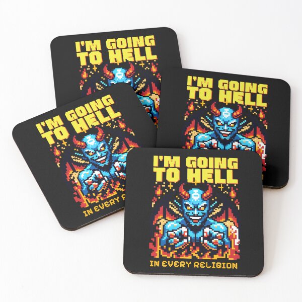 Item preview, I'm Going To Hell in Every Religion designed and sold by dudelinart.
