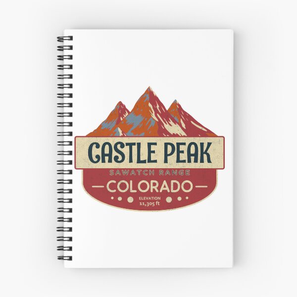 Item preview, Castle Peak, Sawatch Range, Colorado, Mountain Design designed and sold by Wanderful-roads.