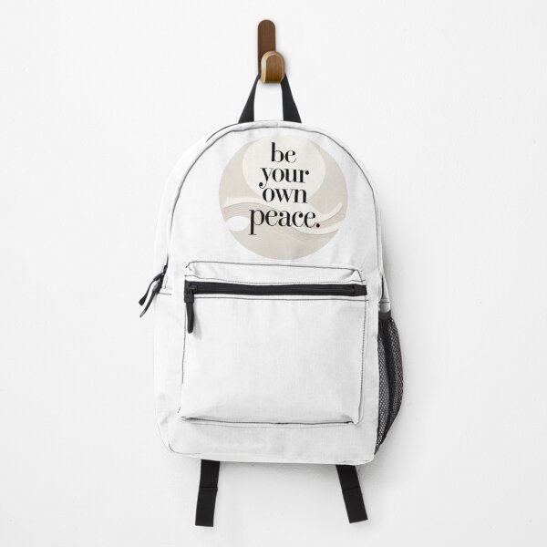 Item preview, Be Your Own Peace – Minimal Calming Quote Design designed and sold by Irene Catchmind.