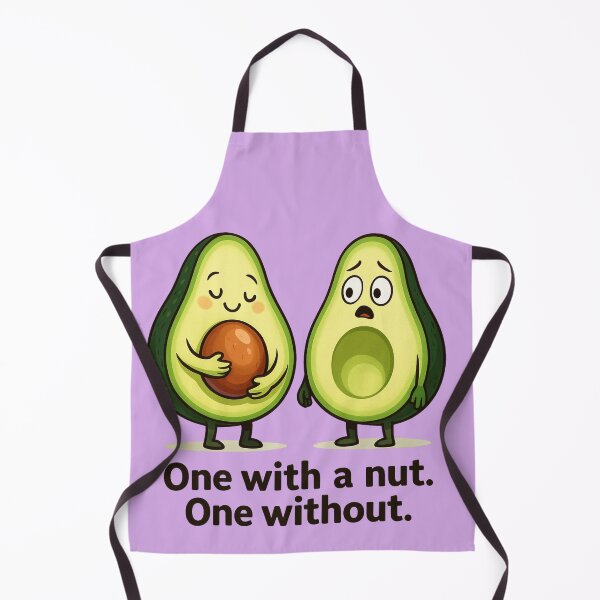 Item preview, Cheeky Avocado Pair – Nut or Not? designed and sold by VoidandVibr8ion.