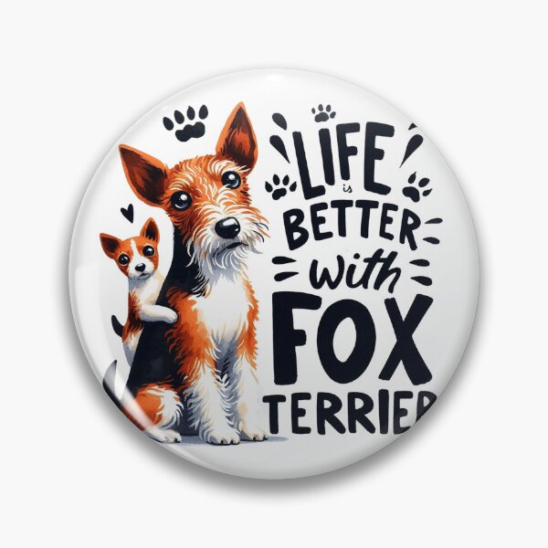 Item preview, Life is Better with Fox Terrier designed and sold by maximinano100k.