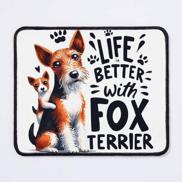 Item preview, Life is Better with Fox Terrier designed and sold by maximinano100k.