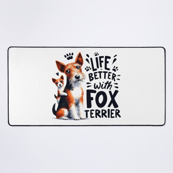 Item preview, Life is Better with Fox Terrier designed and sold by maximinano100k.