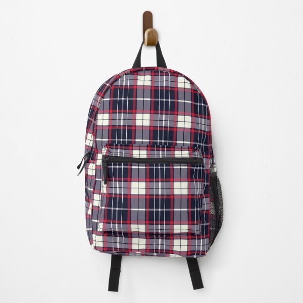 Artikelvorschau, Klassisches marineblau-rotes Tartan-Karomuster entworfen und verkauft von Hunzaly.