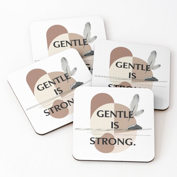 Item preview, Gentle Is Strong – Bold Minimalist Empowerment Design designed and sold by Irene Catchmind.