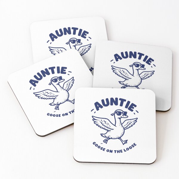 Item preview, "Auntie Goose on the Loose" Funny Goose Design designed and sold by Colorful-Garden.