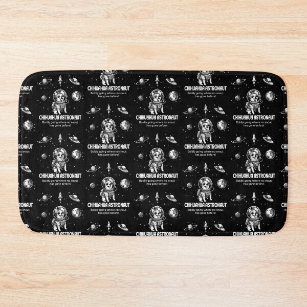 Item preview, Astronaut Chihuahua Funny Space designed and sold by doodIllustrate.
