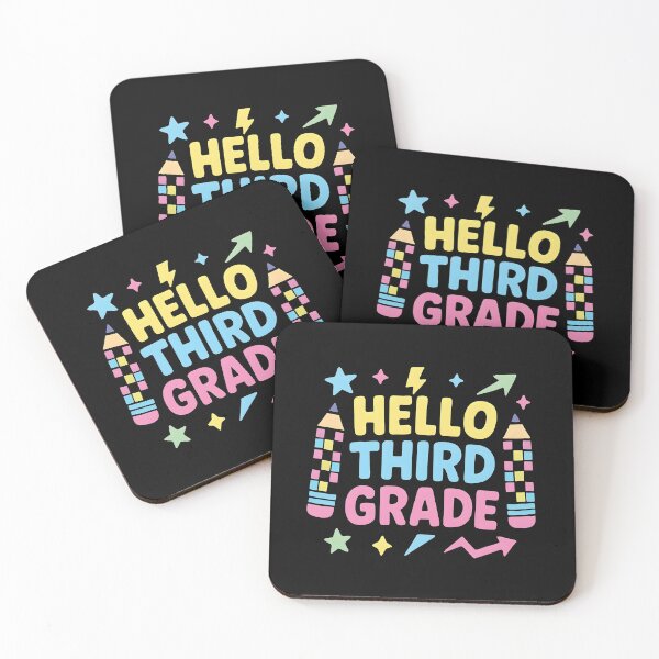 Item preview, Back to School Teacher Kids Hello Third Grade Team 3rd Grade  designed and sold by tmerchtrends.