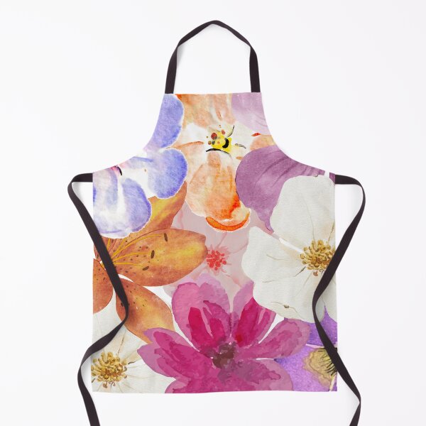 Item preview, Watercolor Bloom Collage – Vibrant Hand-Painted Floral Pattern designed and sold by lunacustomsph.