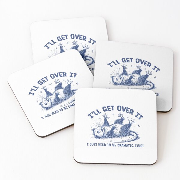 Item preview, "I'll Get Over It" Dramatic Opossum Design designed and sold by Colorful-Garden.